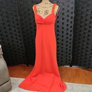 Selina Orange Evening Gown Size 10